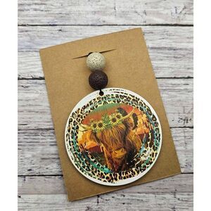 Cow car charm‎